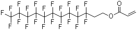 structure of CAS# 17741-60-5, 2-(Perfluorodecyl)ethyl acrylate