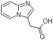 structure of CAS# 17745-04-9, 咪唑并[1,2-a]吡啶-3-乙酸