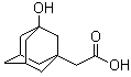 structure of CAS# 17768-36-4, 3-羟基金刚烷-1-乙酸