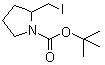 structure of CAS# 177750-73-1, 2-(碘甲基)-1-吡咯烷甲酸叔丁酯