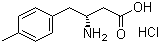 structure of CAS# 177839-85-9, (R)-3-氨基-4-(4-甲基苯基)丁酸盐酸盐