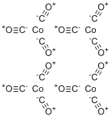 Carbon monooxide - cobalt (3:1) molecular structure (CAS 17786-31-1)