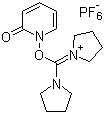 CAS 登录号：177966-55-1, O-(1,2-二氢-2-氧代-1-吡啶基)-N,N,N',N'-双(四亚甲基)脲六氟磷酸盐