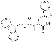 structure of CAS# 177966-61-9, (alphaR)-alpha-[[(9H-芴-9-基甲氧基)羰基]氨基]苯并[b]噻吩-3-丙酸