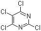 structure of CAS# 1780-40-1, 2,4,5,6-四氯嘧啶