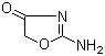 structure of CAS# 17816-85-2, 2-氨基-4(5H)-恶唑酮