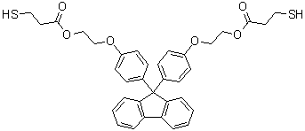 CAS # 178182-03-1, 3-Mercaptopropanoic acid 9H-fluoren-9-ylidenebis(4,1-phenyleneoxy-2,1-ethanediyl) ester