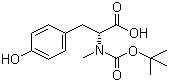 CAS 登录号：178208-61-2, N-[叔丁氧羰基]-N-甲基-D-酪氨酸