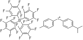 CAS # 178233-72-2, 4-Isopropyl-4'-methyldiphenyliodonium tetrakis(pentafluorophenyl)borate