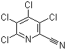 structure of CAS# 17824-83-8, 3,4,5,6-四氯吡啶-2-甲腈