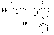 CAS 登录号：1784-04-9 (404357-08-0), N-苯甲酰基-L-精氨酸甲酯盐酸盐