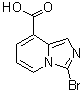 CAS # 1784211-17-1, 3-Bromoimidazo[1,5-a]pyridine-8-carboxylic acid