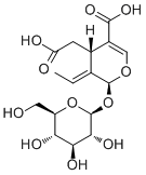 CAS 登录号：178600-68-5, Oleoside, (2S,3E,4S)-5-羧基-3-亚乙基-2-(beta-D-吡喃葡萄糖氧基)-3,4-二氢-2H-吡喃-4-乙酸