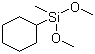 structure of CAS# 17865-32-6, 甲基环己基二甲氧基硅烷
