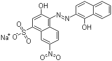 structure of CAS# 1787-61-7, 铬黑 T