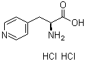 structure of CAS# 178933-04-5, (S)-alpha-Amino-4-pyridinepropanoic acid dihydrochloride