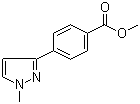 structure of CAS# 179057-11-5, 4-(1-甲基-1H-吡唑-3-基)苯甲酸甲酯