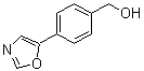 structure of CAS# 179057-18-2, 4-(5-恶唑基)苯甲醇