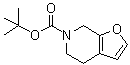 structure of CAS# 179060-28-7, 4,7-二氢呋喃并[2,3-c]吡啶-6(5H)-羧酸叔丁酯