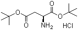 structure of CAS# 1791-13-5, L-天冬氨酸二叔丁酯盐酸盐