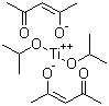 structure of CAS# 17927-72-9, Titanium diisopropoxide bis(acetylacetonate)