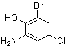 structure of CAS# 179314-60-4, 2-氨基-6-溴-4-氯苯酚
