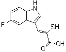 structure of CAS# 179461-52-0, 3-(5-氟-1H-吲哚-3-基)-2-巯基-2-丙烯酸