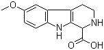 structure of CAS# 17952-63-5, 6-甲氧基-1,2,3,4-四氢-9H-吡啶并[3,4-b]吲哚-1-甲酸