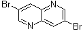 structure of CAS# 17965-72-9, 3,7-二溴-1,5-萘啶