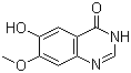 structure of CAS# 179688-52-9, 6-Hydroxy-7-methoxy-3,4-dihydroquinazolin-4-one