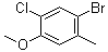 structure of CAS# 179897-95-1, 4-溴-2-氯-5-甲基苯甲醚