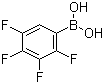 structure of CAS# 179923-32-1, 2,3,4,5-四氟苯硼酸
