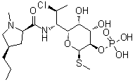 CAS # 1800297-62-4, Methyl 7-chloro-6,7,8-trideoxy-6-[[[(2R,4R)-1-methyl-4-propyl-2-pyrrolidinyl]carbonyl]amino]-1-thio-L-threo-alpha-D-galacto-octopyranoside 2-(dihydrogen phosphate)