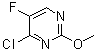 CAS # 1801-06-5, 2-Methoxy-4-chloro-5-fluoropyrimidine, 4-Chloro-5-fluoro-2-methoxypyrimidine
