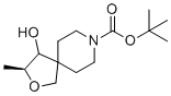 CAS # 1801766-82-4, tert-butyl (3S)-4-hydroxy-3-methyl-2-oxa-8-azaspiro[4.5]decane-8-carboxylate