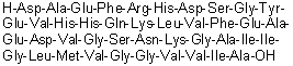CAS # 1802086-22-1, L-alpha-Aspartyl-L-alanyl-L-alpha-glutamyl-L-phenylalanyl-L-arginyl-L-histidyl-L-alpha-aspartyl-L-serylglycyl-L-tyrosyl-L-alpha-glutamyl-L-valyl-L-histidyl-L-histidyl-L-glutaminyl-L-lysyl-L-leucyl-L-valyl-L-phenylalanyl-L-alpha-glutamyl-L-alanyl-L-alpha-glutamyl-L-alpha-aspartyl-L-valylglycyl-L-seryl-L-asparaginyl-L-lysylglycyl-L-alanyl-L-isoleucyl-L-isoleucylglycyl-L-leucyl-L-methionyl-L-valylglycylglycyl-L-valyl-L-valyl-L-isoleucyl-L-alanine