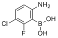 CAS # 1802430-56-3, (6-Amino-3-chloro-2-fluorophenyl)boronic acid