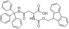 structure of CAS# 180570-71-2, N-Fmoc-N'-三苯甲基-D-天冬酰胺