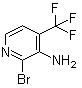 2-Bromo-4-(trifluoromethyl)-3-pyridinamine molecular structure (CAS 1806047-36-8)