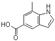 structure of CAS# 180624-00-4, 7-甲基-1H-吲哚-5-羧酸