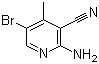 structure of CAS# 180994-87-0, 2-氨基-3-氰基-4-甲基-5-溴吡啶