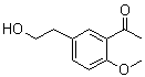 CAS 登录号：181115-16-2, 1-[5-(2-羟基乙基)-2-甲氧基苯基]乙酮
