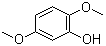 structure of CAS# 18113-18-3, 2,5-二甲氧基苯酚