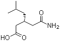 structure of CAS# 181289-33-8, (R)-(-)-3-Carbamoymethyl-5-methylhexanoic acid
