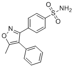 structure of CAS# 181696-12-8, 帕瑞考昔磺酰胺