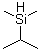 structure of CAS# 18209-61-5, 二甲基异丙基硅烷