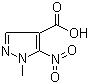 1-Methyl-5-nitropyrazole-4-carboxylic acid molecular structure (CAS 18213-77-9)