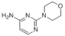 2-Morpholin-4-YL-pyrimidin-4-ylamine molecular structure (CAS 18215-94-6)