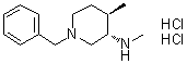 structure of CAS# 1821769-41-8, (3S,4R)-N,4-二甲基-1-(苯基甲基)-3-哌啶胺二盐酸盐