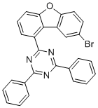CAS # 1822310-63-3, 2-(8-Bromodibenzofuran-1-yl)-4,6-diphenyl-1,3,5-triazine